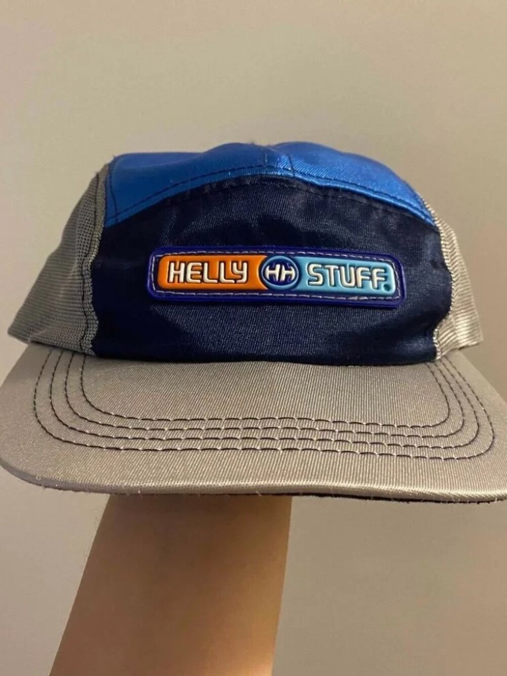 Vintage HELLY HANSEN 5-panel Cap Hat Polo MADE IN USA